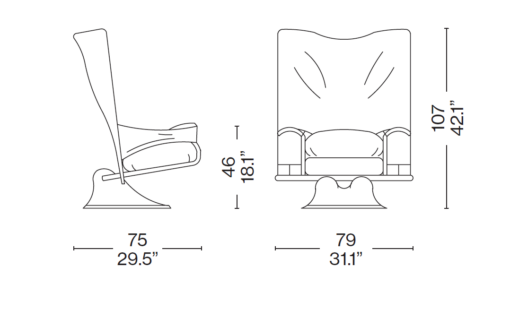 AEO Armchair - Cassina - Image 3