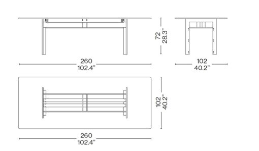 Doge Table - Cassina - Image 7