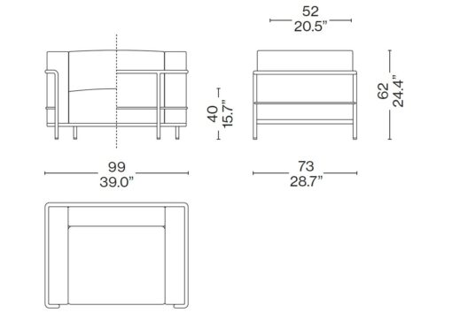 3 Fauteuil Grand Confort, Grand Modèle Armchair - Cassina - Image 9