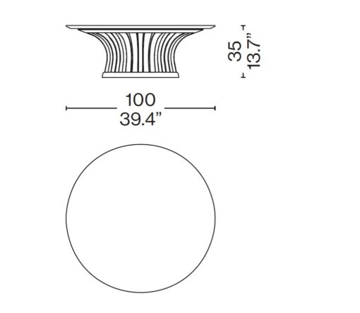 Lebeau Wood Low Table - Cassina - Image 9