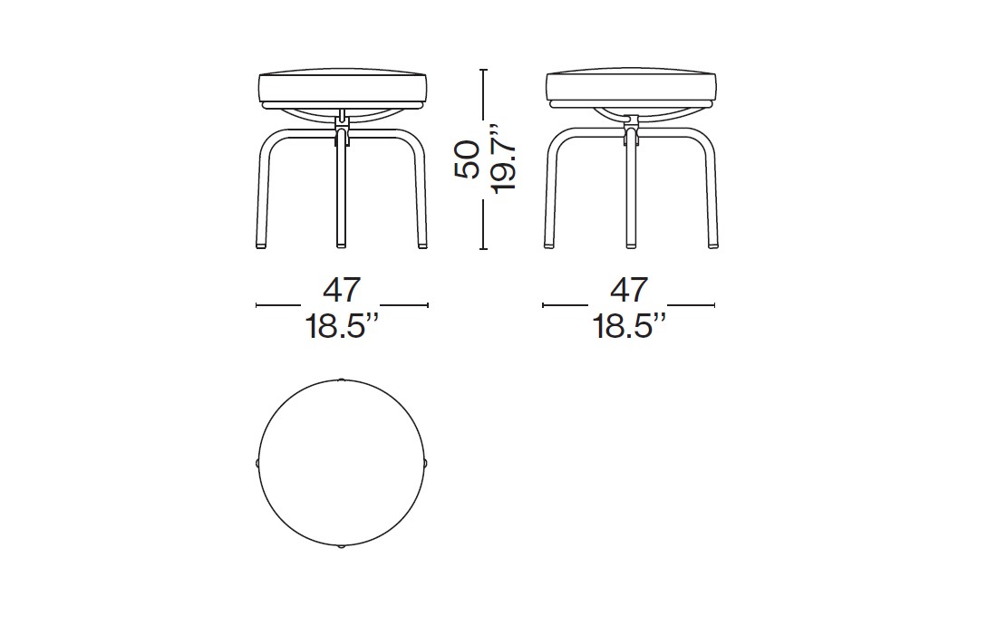 8 Tabouret Tournant, Durable - Cassina - Image 4