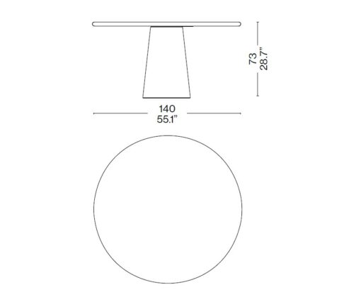 Dine Out Round Table Outdoor - Cassina - Image 7