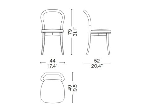 Göteborg1 Chair - Cassina - Image 5