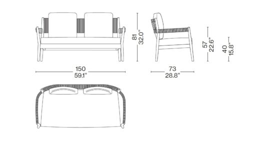 Dine Out Sofa Outdoor - Cassina - Image 5