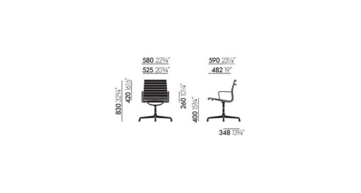 Aluminium Chairs EA 108 - Vitra - Image 10