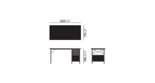 Eames Desk Unit EDU - Vitra - Image 6