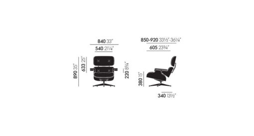Lounge Chair & Ottoman - Vitra - Image 12