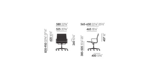 Aluminium Chairs EA 117 - Vitra - Image 8