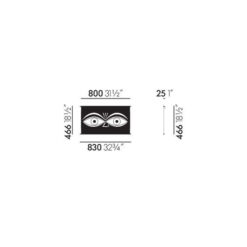 Alternative view of Environmental Enrichment Panel Eyes - Vitra