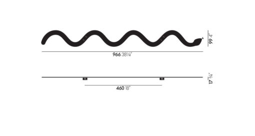 Metal Wall Relief Magic Snake - Vitra - Image 8