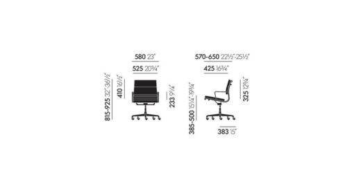 Soft Pad Chairs EA 217/219 - Vitra - Image 7