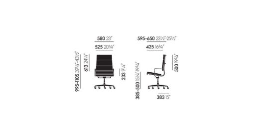 Soft Pad Chairs EA 217/219 - Vitra - Image 8