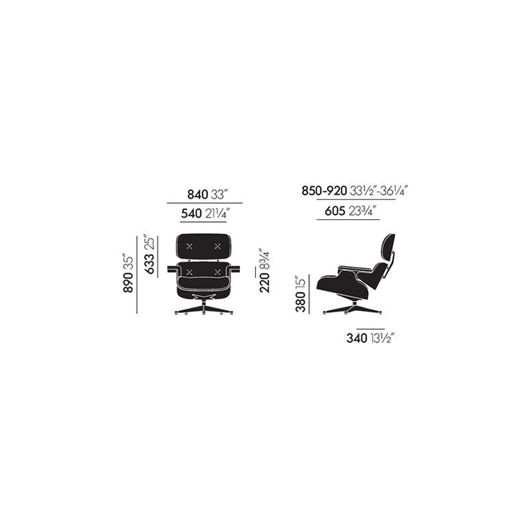 Lounge Chair & Ottoman - Vitra - Image 9