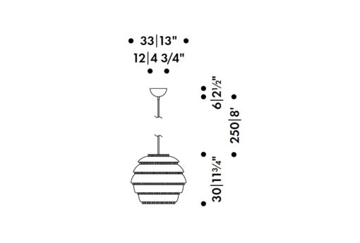 Pendant Light A331 “Beehive“ - Artek - Image 5