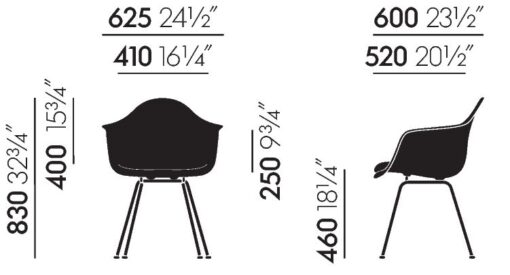 Eames Plastic Armchair RE DAX - Vitra - Image 6