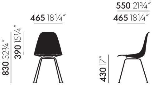 Eames Plastic Side Chair RE DSX - Vitra - Image 9