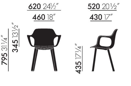 HAL RE Armchair Wood - Vitra - Image 4