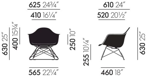 Eames plastic armchair RE LAR - Vitra - Image 5