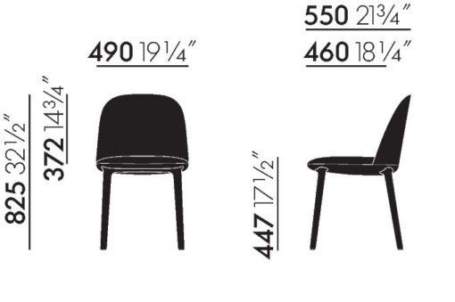 Softshell side chair - Vitra - Image 4