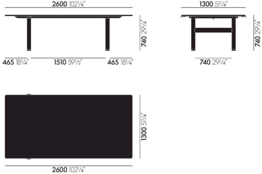 Tyde 2 Meeting Table - Vitra - Image 4