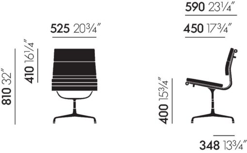 Soft Pad Chair EA 205/207/208 - Vitra - Image 9