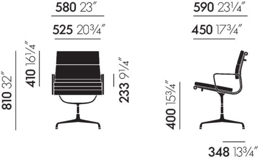 Soft Pad Chair EA 205/207/208 - Vitra - Image 10