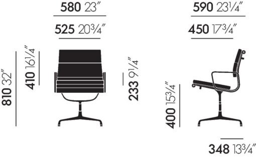 Soft Pad Chair EA 205/207/208 - Vitra - Image 11