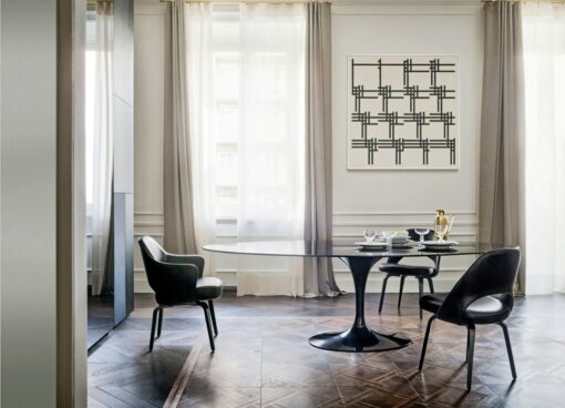 Saarinen Oval Dining Table - Knoll - Image 9