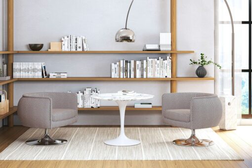 Saarinen Table Lounge Height - Knoll - Image 6