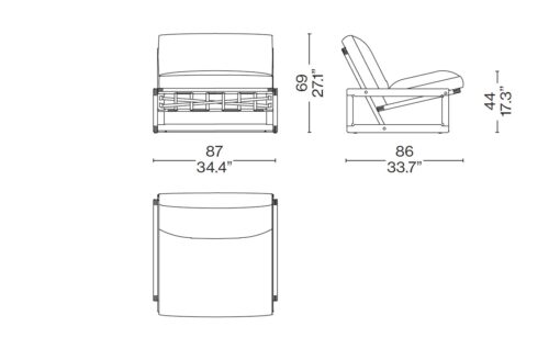 Carlotta Outdoor Armchair - Cassina - Image 10