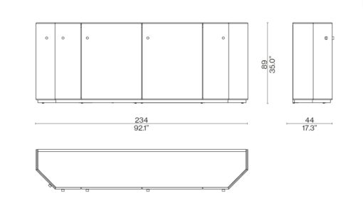 Bramante Storage Cabinet - Cassina - Image 4