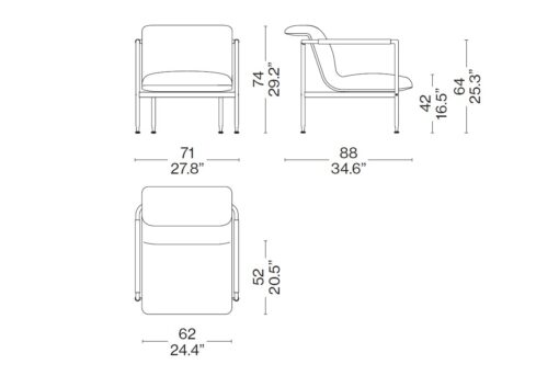 Esosoft Armchair - Cassina - Image 12