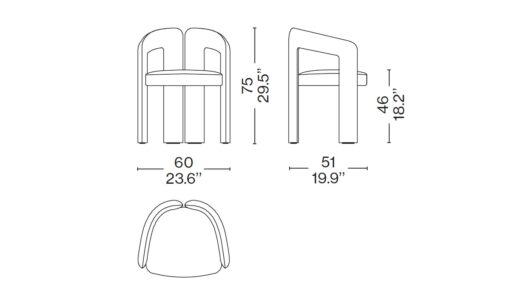 Dudet Chair - Cassina - Image 10