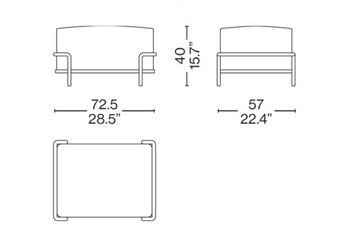 2 Ottomane - Cassina - Image 5