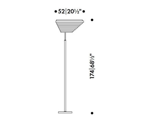Floor Light A805 “Angel Wing“ - Artek - Image 5