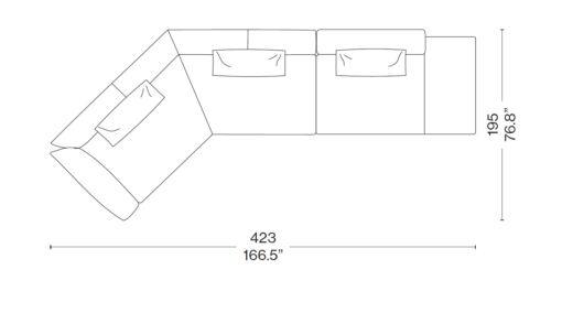 Sengu Bold Sofa - Cassina - Image 15