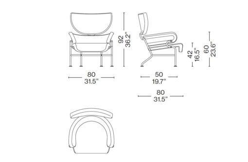 Tre Pezzi Armchair - Cassina - Image 5