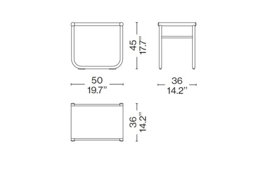 9 Tabouret de Salle de Bains - Cassina - Image 4