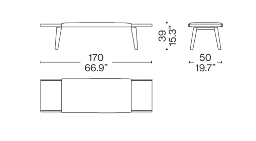 Acute Bench - Cassina - Image 10