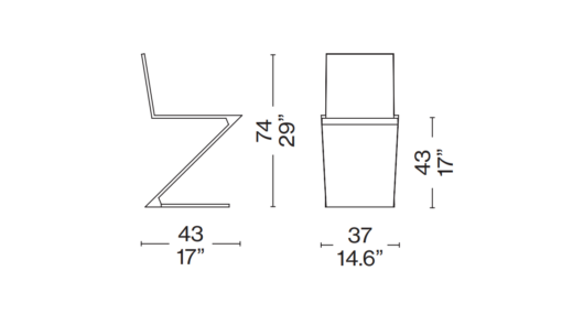 Zig Zag Chair - Cassina - Image 9