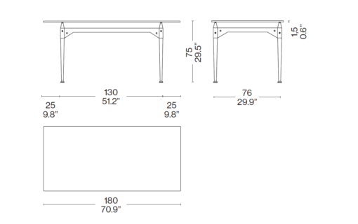 TL3 Table - Cassina - Image 4