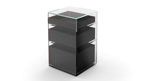Volage EX-S Night Glass Bedside Table - Cassina - Image 3