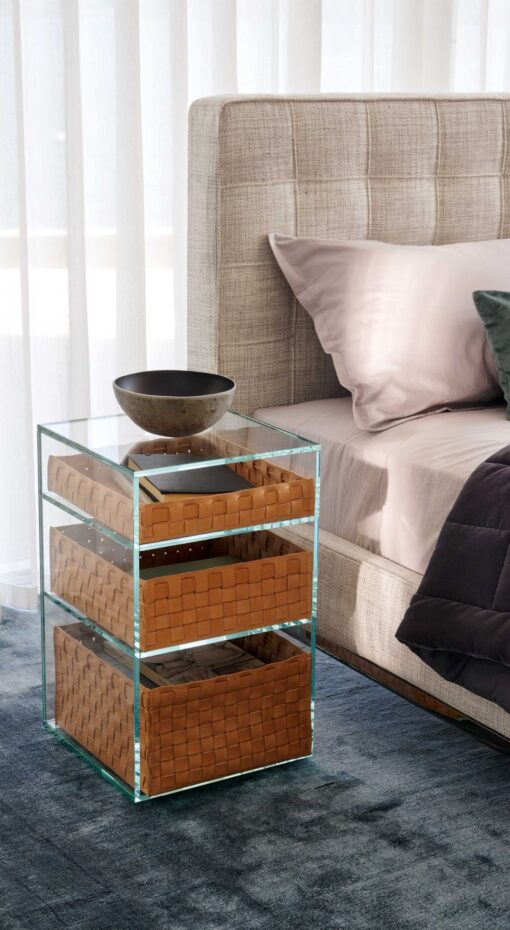 Volage EX-S Night Glass Bedside Table - Cassina - Image 5