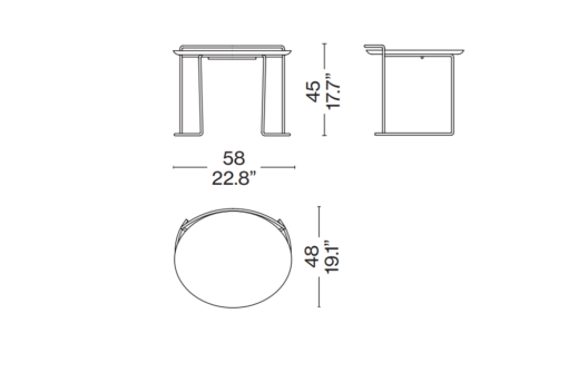 Djuna Low Table - Cassina - Image 4