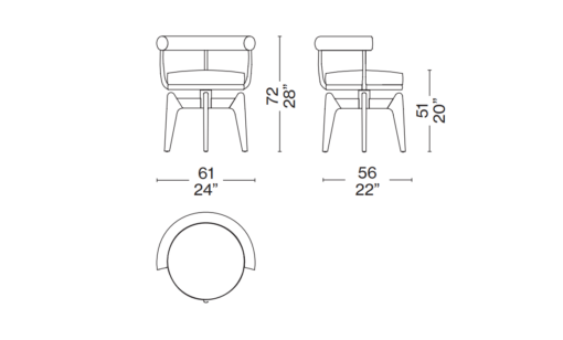 Indochine Armchair - Cassina - Image 7