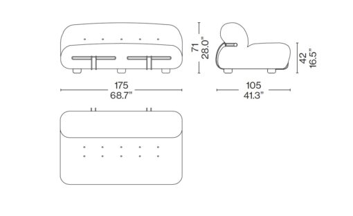 Soriana Sofa - Cassina - Image 9