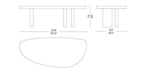 Table En Forme Libre - Cassina - Image 7