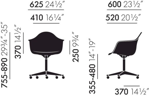 Eames Plastic Armchair RE PACC - Vitra - Image 9