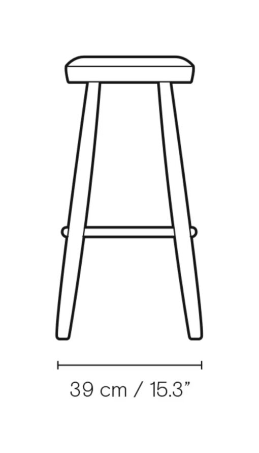 CH56 | Bar Stool - Carl Hansen & Sons - Image 7