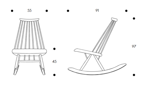 Mademoiselle Rocking Chair - Artek - Image 5